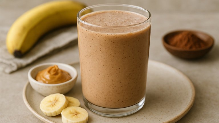 Peanut Butter And Banana Smoothie