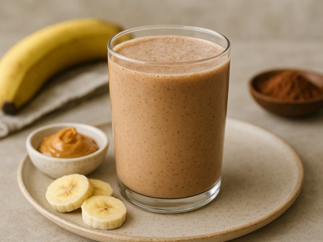 Peanut Butter And Banana Smoothie