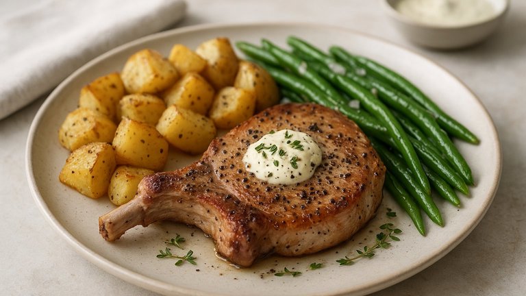 Peppercorn Pork Chops
