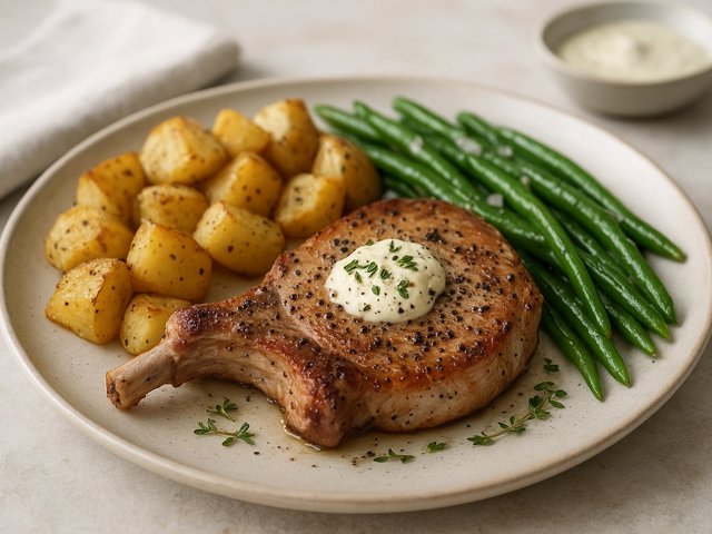 Peppercorn Pork Chops