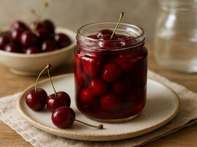 Pickled Cherries