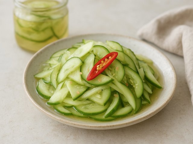 Pickled Cucumbers AND Green Papaya