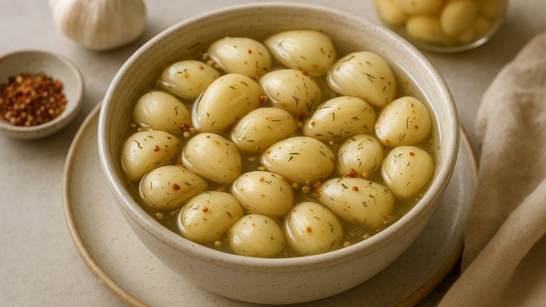 Pickled Garlic