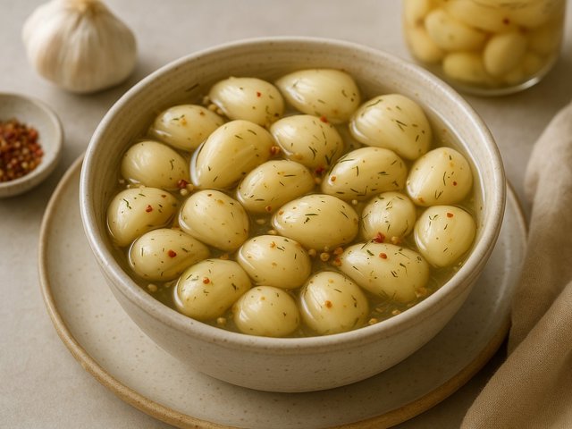 Pickled Garlic
