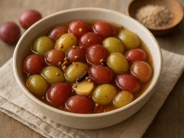 Pickled Grapes