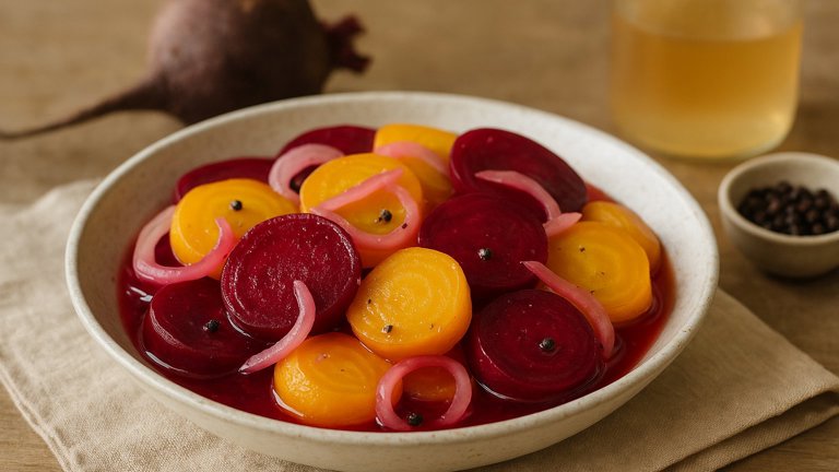 Pickled Red Or Golden Beets