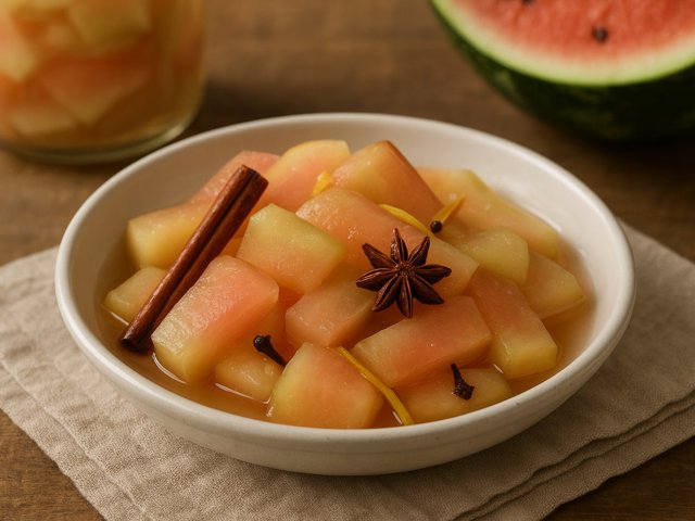 Pickled Watermelon Rind