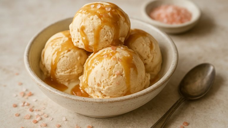PINK HIMALAYAN SALTED CARAMEL ICE CREAM