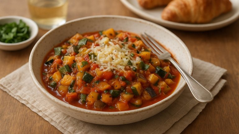PISTO MANCHEGO: (Spanish Ratatouille)
