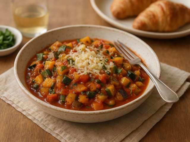 PISTO MANCHEGO: (Spanish Ratatouille)