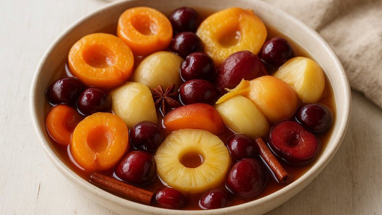 Poached Fruit