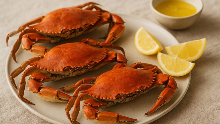 Poached Or Boiled Crabs
