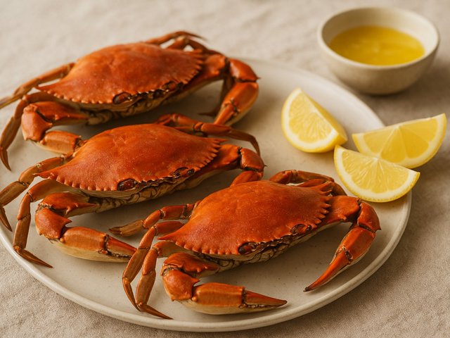 Poached Or Boiled Crabs