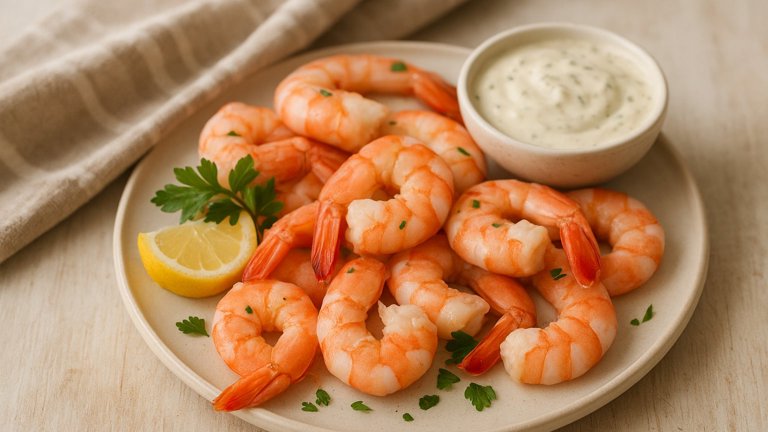 Poached Or “Boiled” Shrimp