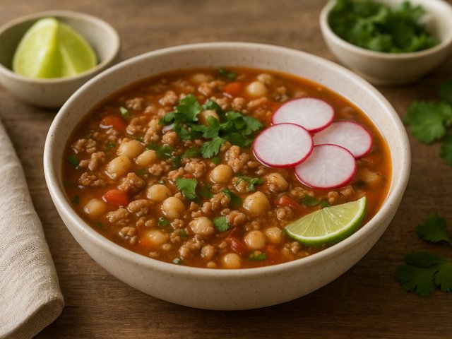 Pork & Hominy Soup