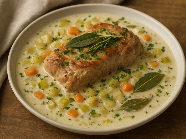Pork Braised In Milk