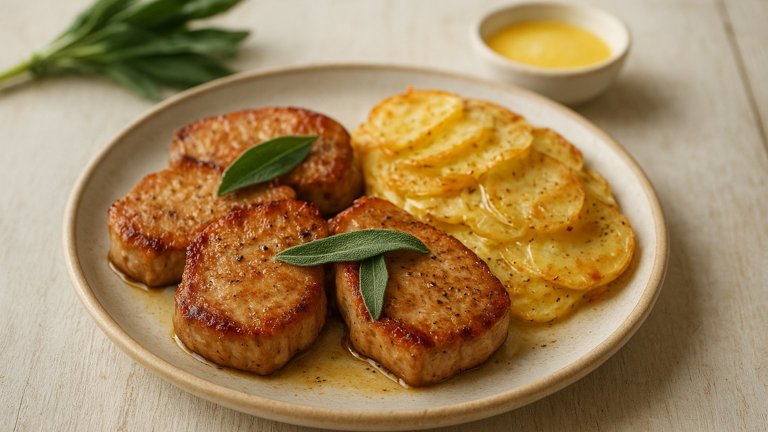 Pork Chops With Scalloped Potatoes