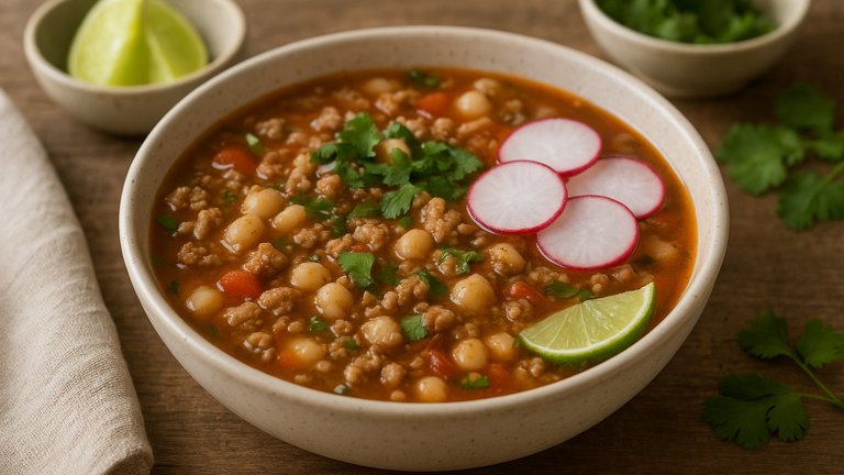 Pork & Hominy Soup