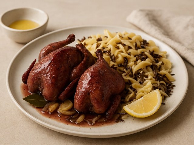 Port-Marinated Partridge Or Grouse