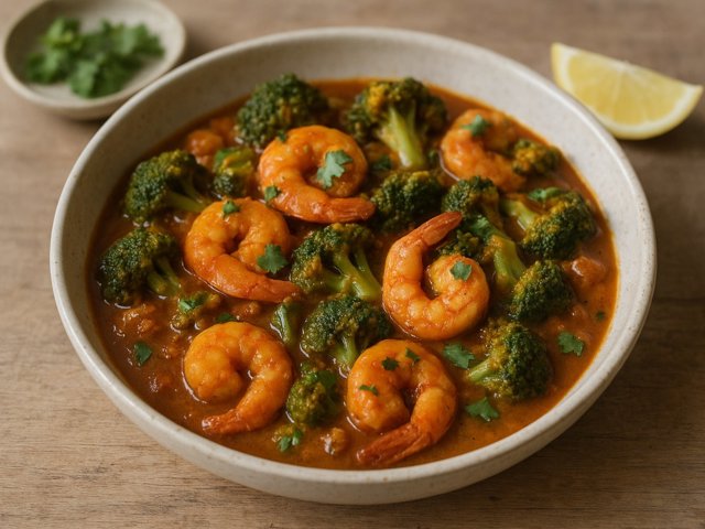 Prawn And Broccoli Curry