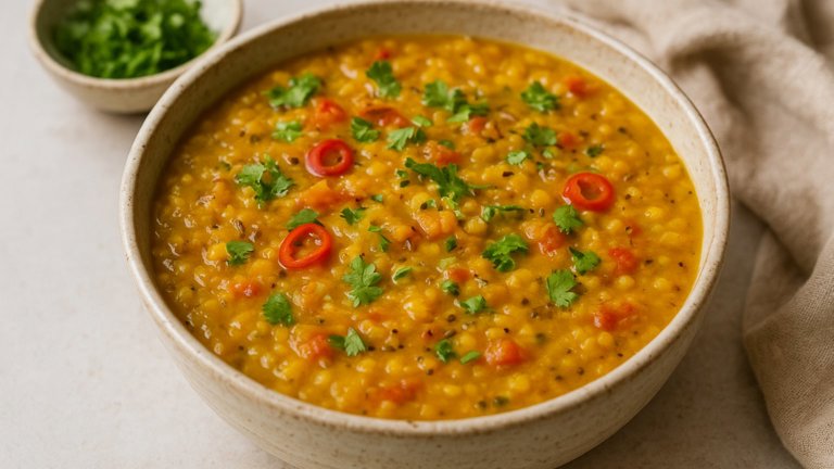 Preserved Lemon Masoor Dal