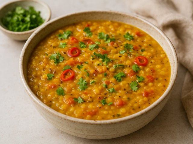 Preserved Lemon Masoor Dal