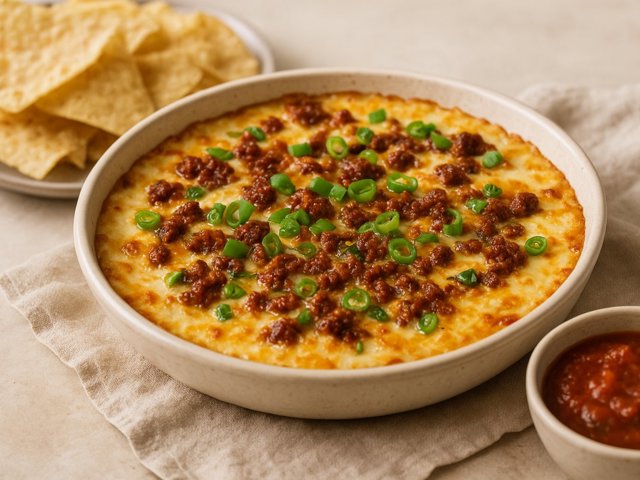 Queso Fundido (Hot Chorizo And Cheese Dip)