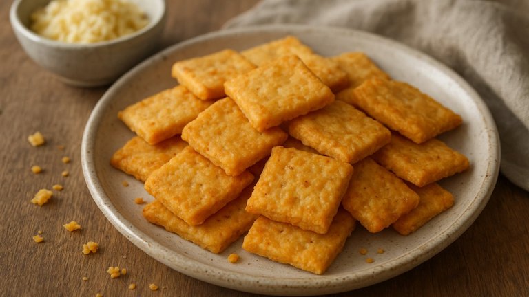 Quick Cheese Crackers