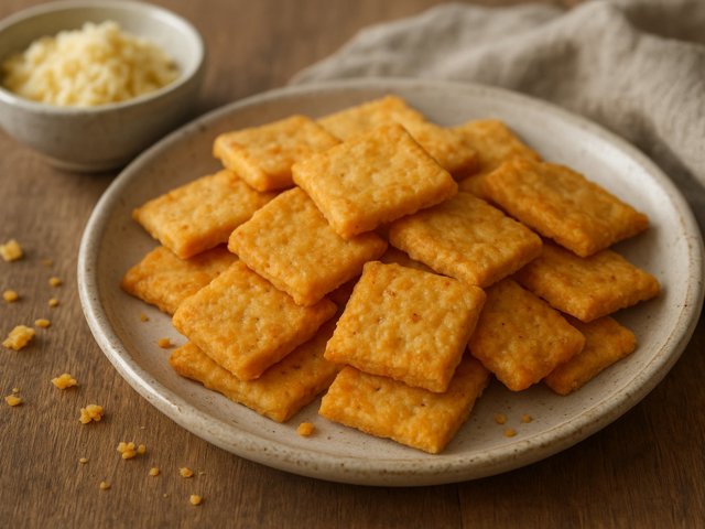 Quick Cheese Crackers