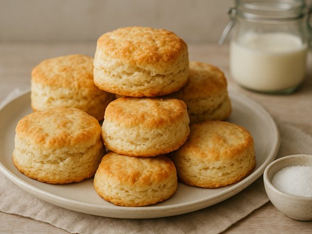 Quick Cream Biscuits Or Shortcakes