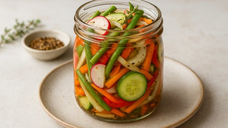 Quick-Pickled Vegetables