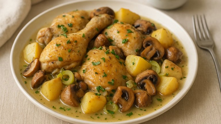 Quicker Coq Au Vin Blanc