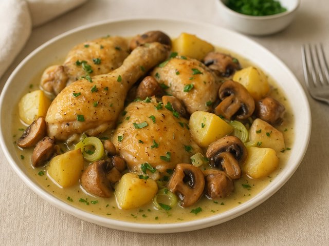 Quicker Coq Au Vin Blanc