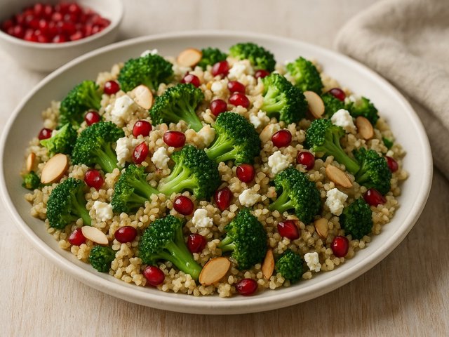 Quinoa Salad With Broccoli And Feta