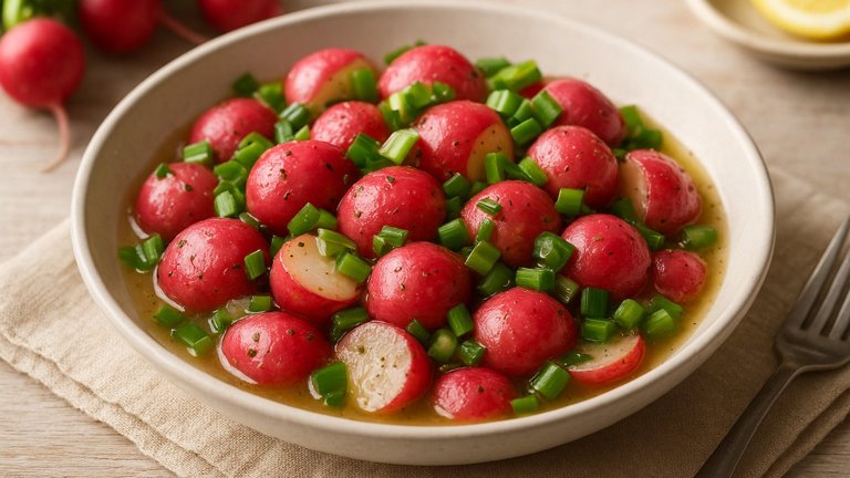 Radishes WITH Green Onion