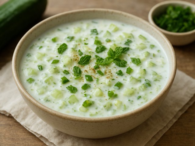 Raita (Indian Yogurt Salad)