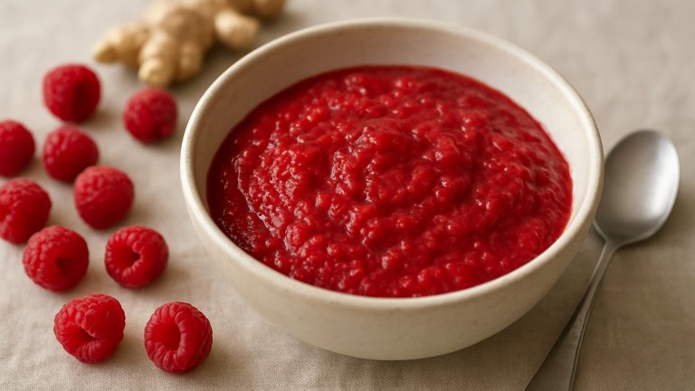 Raspberry AND Ginger Purée