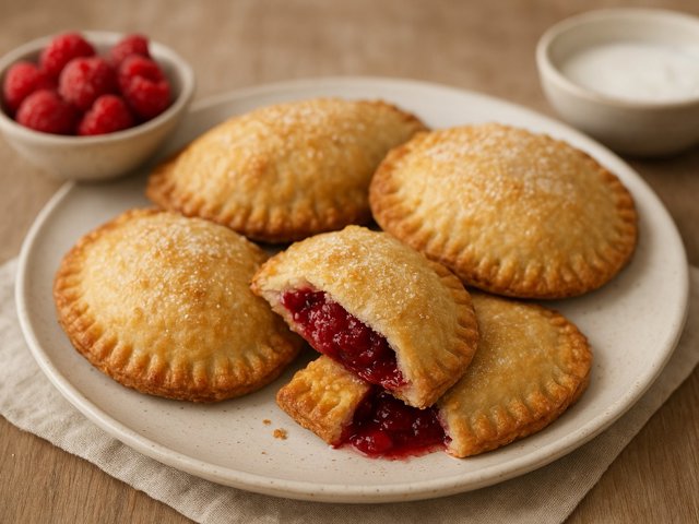 Raspberry-Cranberry Hand Pies
