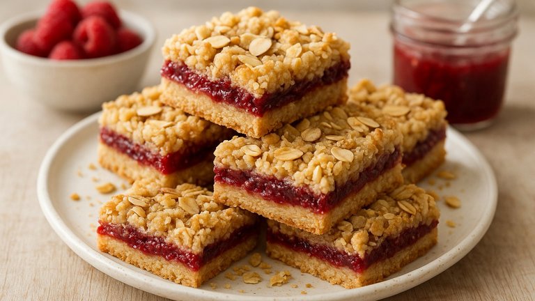 Raspberry Streusel Bars