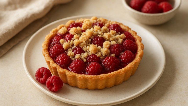Raspberry Streusel Tart