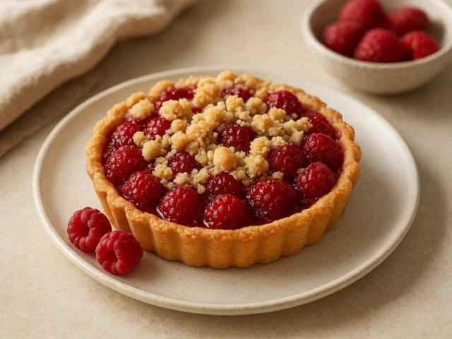Raspberry Streusel Tart