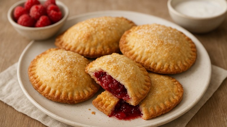 Raspberry-Cranberry Hand Pies