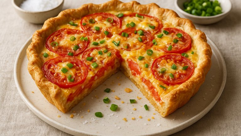 RED TOMATO CHEDDAR PIE
