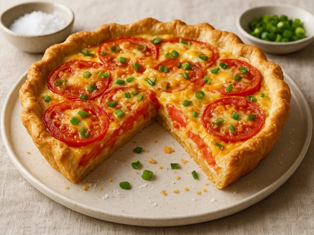 RED Tomato Cheddar PIE