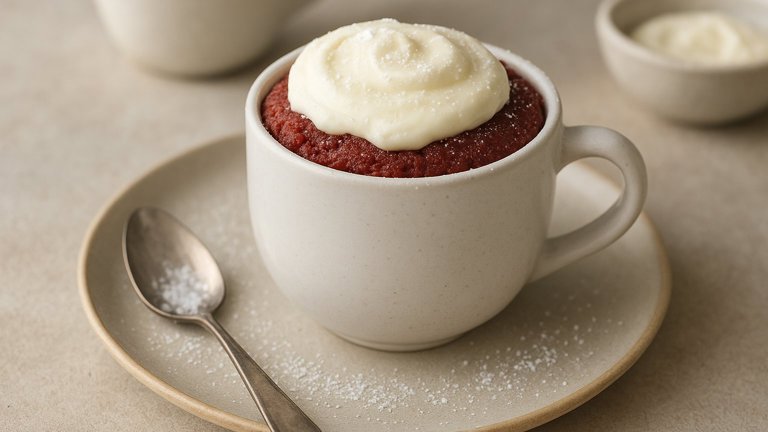 Red Velvet Mug Cake