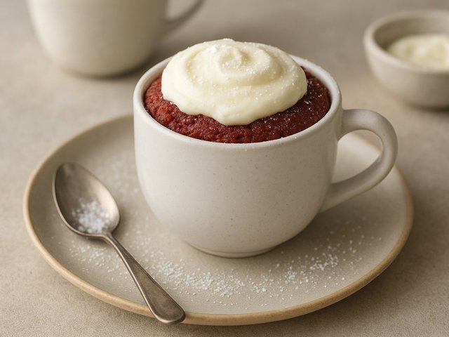 Red Velvet Mug Cake