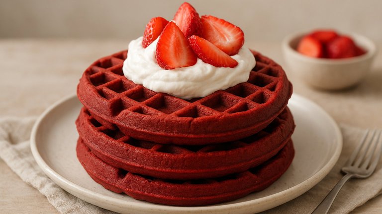 Red Velvet Waffles