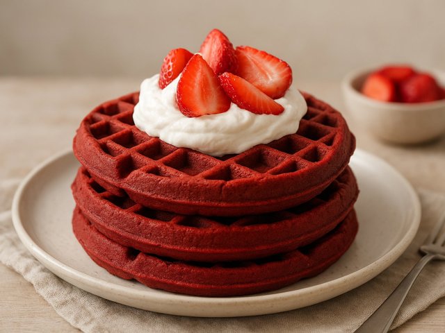 Red Velvet Waffles