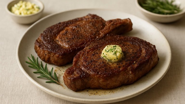 REVERSE SEARED RIB EYES