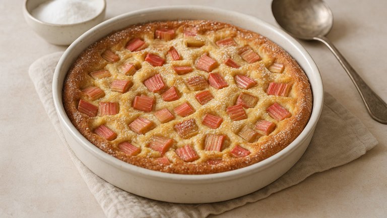 Rhubarb Clafoutis